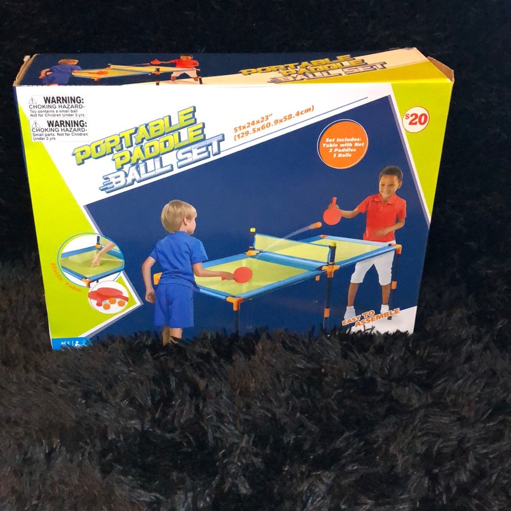 Portable Paddle Ball Set